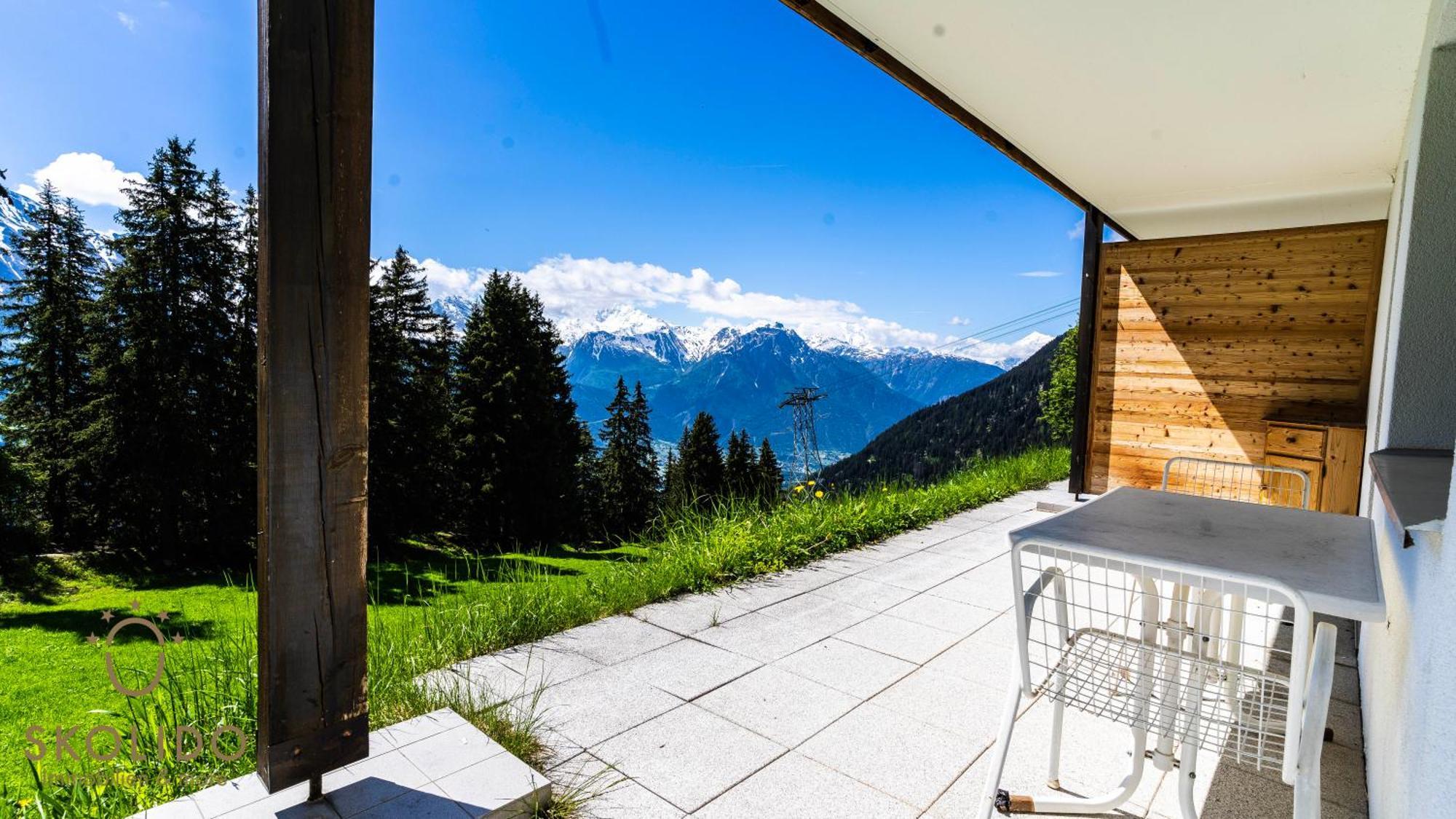 Apartamento Haus Caroline, Riederalp Mitte Exterior foto